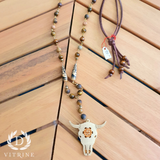 Sautoir tête buffle