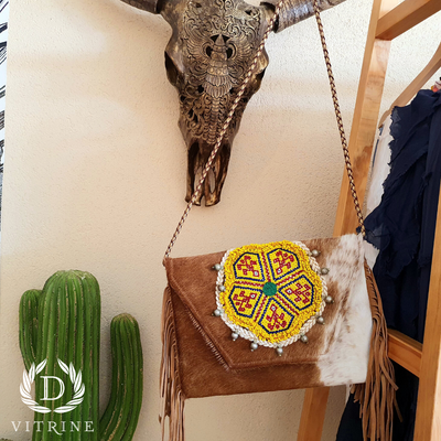 Sac en cuir bohème