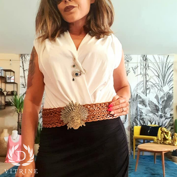 Ceinture tête d'indien