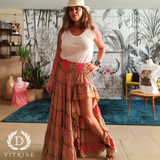 Jupe longue asymétrique