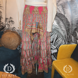 Jupe longue asymétrique