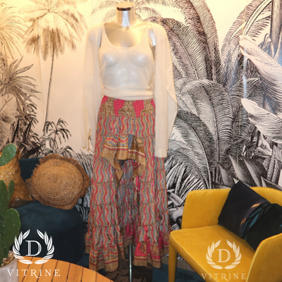 Jupe longue asymétrique