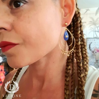 Boucle d'oreille bohème