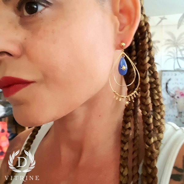 Boucle d'oreille bohème