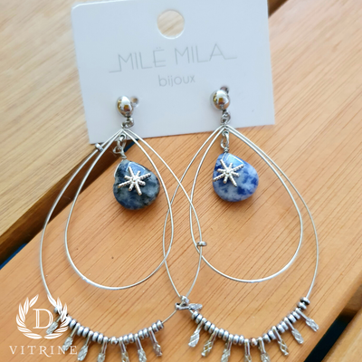 Boucle d'oreille bohème