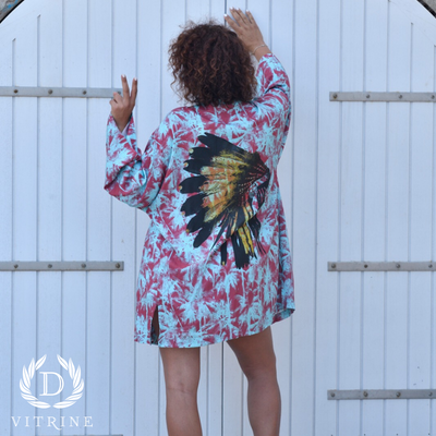 Gilet tête d'indien