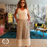 Pantalon Broderie et dentelle