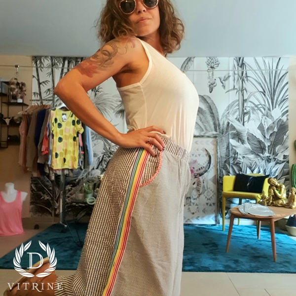 Pantalon Broderie et dentelle