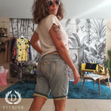 Short pompon coloré