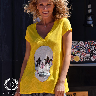 T-shirt Caveira