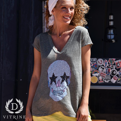 T-shirt Caveira