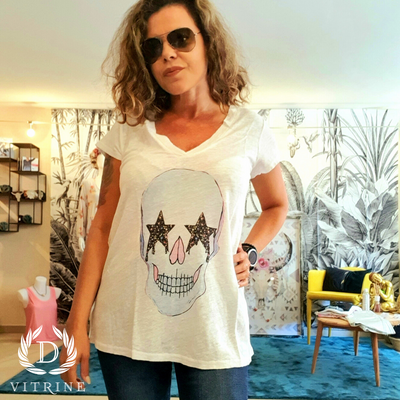 T-shirt Caveira