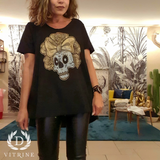 Tunique tête de mort et lacet