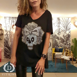 Tunique tête de mort et lacet