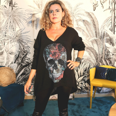 Pull tête de mort baby