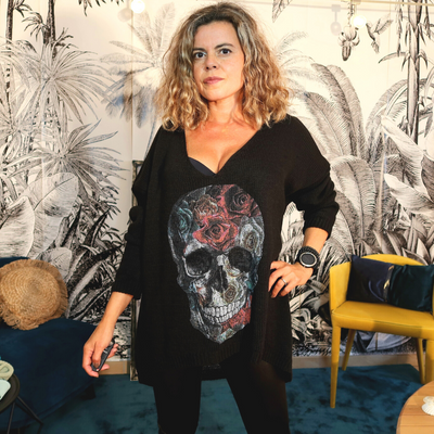 Pull tête de mort baby