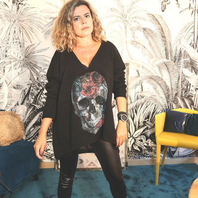 Pull tête de mort baby