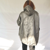 Veste argenté tête de mort au dos