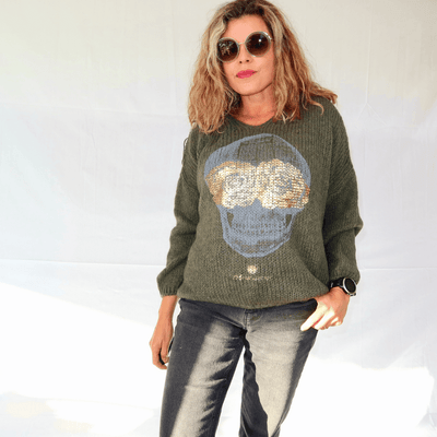 Pull tête de mort Mariana