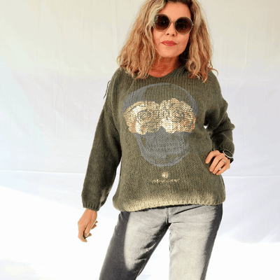 Pull tête de mort Mariana