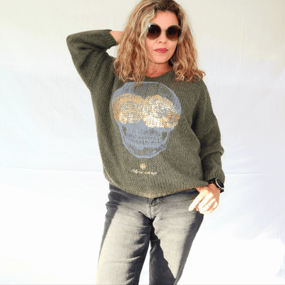 Pull tête de mort Mariana