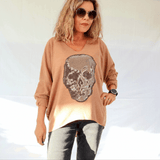 Pull Camel tête de mort