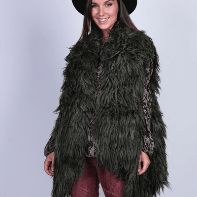 Gilet fausse fourrure