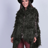 Gilet fausse fourrure