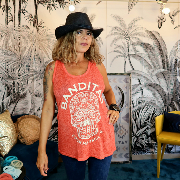 T-shirt corail Banditas