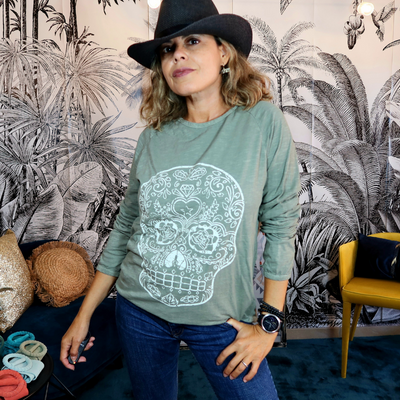 Tee-shirt manches longue Missisipi unisexe