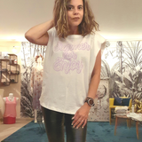 T-shirt épaulettes fashion