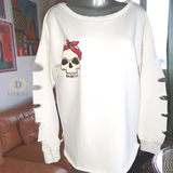 B- CUT Pull Tête de mort