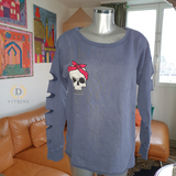 B- CUT Pull Tête de mort