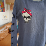 B- CUT Pull Tête de mort