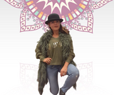 Gilet fausse fourrure