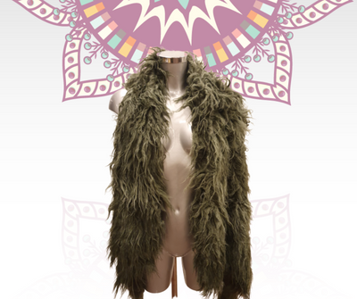 Gilet fausse fourrure