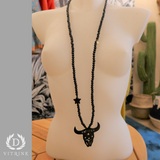 Collier tête buffle