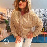 Pull à capuche gold