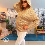 Pull à capuche gold