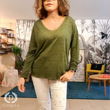 T-shirt manche longue svelte