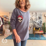 B- CUT Pull Tête de mort