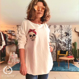 B- CUT Pull Tête de mort